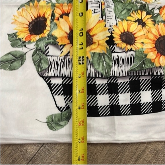 Sunflower “You Are My Sunshine”  Pillow Cover 18x18” ~New~ - Picture 7 of 8